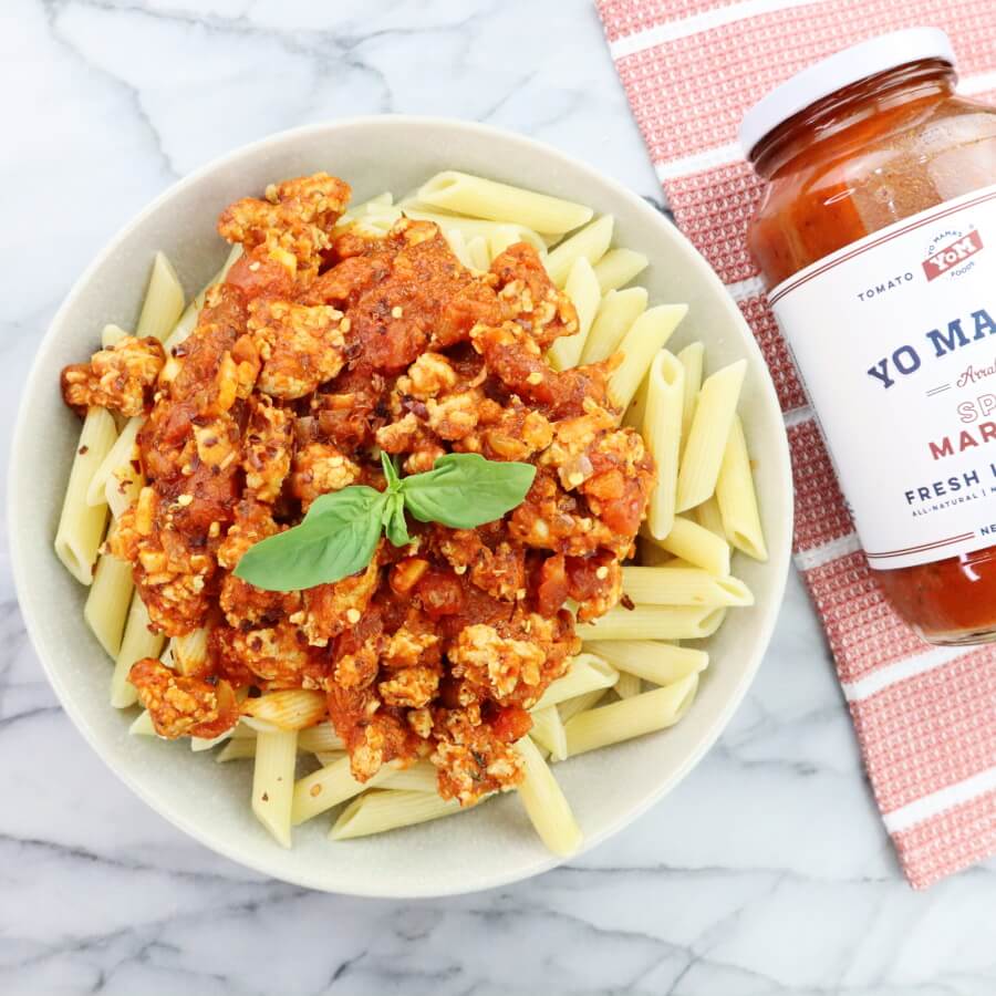 Spicy Marinara Turkey Penne Pasta